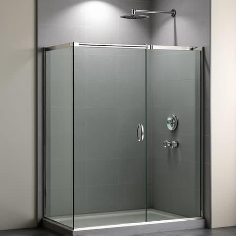 Before and after of a tub to shower conversion in a Converse home, highlighting the transition from an outdated bathtup to a sleek, easy-to-access shower area.