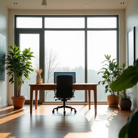 Converse Home Addition: Sunroom with Natural Light. Bright and airy sunroom addition in Converse, designed with large windows to maximize natural light and offer views of the backyard.