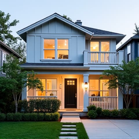 Exterior view of a remodeled home with a new addition seamlessly integrated into the architecture. Homeowners in San Antonio can increase home value with well-planned additions.