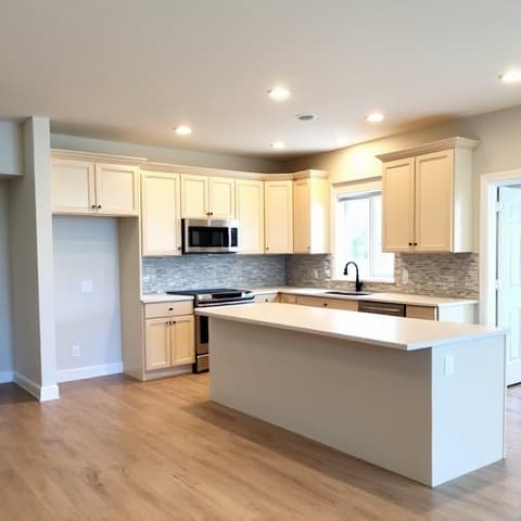 Luxury Master Bathroom Remodel in Schertz, Texas. This image displays a high-end bathroom with a large walk-in shower, freestanding tub, and elegant double vanity, reflecting a spa-like retreat.