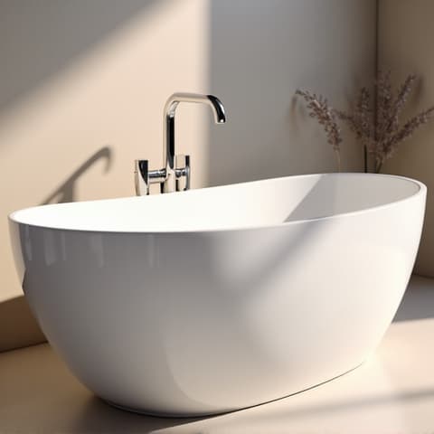 Modern master bath remodel with a sleek freestanding tub and minimalist design, designed to maximize relaxation and style in San Antonio.