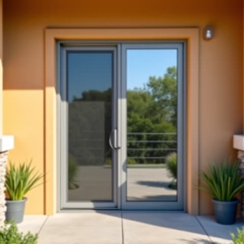 Newly Installed Energy-Efficient Windows. This image showcases a modern San Antonio home with freshly installed energy-efficient windows, highlighting their sleek design and superior thermal performance against the South Texas sun, perfect for homes in Timberwood Park.