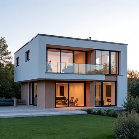 A two-story home with a recently completed second-story addition, blending seamlessly with the original structure. Second-story additions are ideal for maximizing space on smaller lots common in San Antonio metro areas.