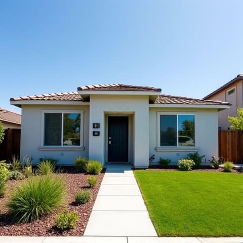 Exterior facelift of a home after a whole home renovation, demonstrating improved curb appeal, fresh paint, and updated landscaping by Spencer Renovations Inc. in San Antonio.
